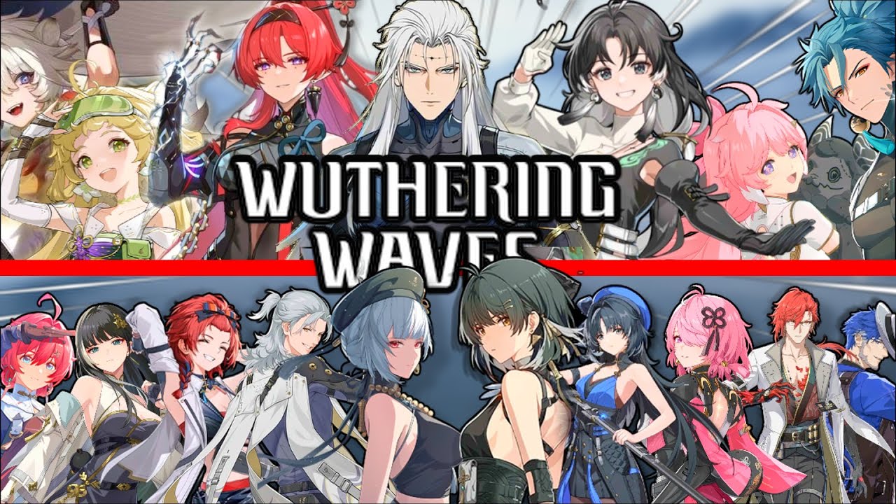 All Characters Showcase Wuthering Waves Cbt2 Youtube