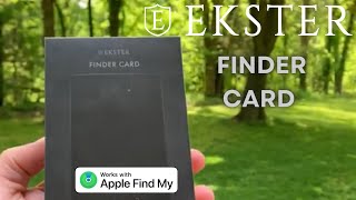 Ekster Finder Card | Apple Find My Wallet Tracker