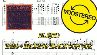 Soda Stereo - El Rito | TABS + BACKING TRACK CON VOZ | El Último Concierto 1997