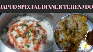 Special Dinner 🌧️☔|| Japud Special Dinner Tehenj Do ☔ 😋||