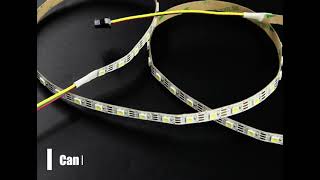 Addressable SK6812 White led strip 5V SMD5050 60LEDs/m-S01060CA3S1