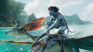 AVATAR 2 : THE WAY OF WATER | Jake Learns to Ride a Skimwing Scene | 4K IMAX - Dolby Atmos