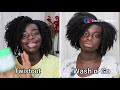 twistout on natural hair 4c using $1 hair gel discoveringnatural