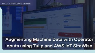 Augmenting Machine Data with Operator Inputs using Tulip and AWS IoT SiteWise