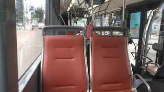 [No talking] STIB/MIVB VanHool NewA330 w/€6 Cummins engine around Brussels North train station