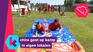 Chiro van Terkoest is op kamp in... Terkoest