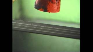 Flocking of rubber profiles