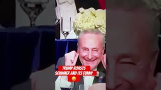 😂 Trump Roasts Schumer in Hilarious Fashion! 😄🔥 Must-See Moment! #TrumpRoast #FunnyPolitics