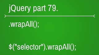 jquery wrapall function - part 79