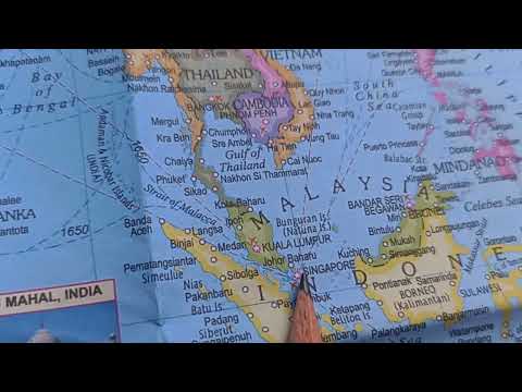 Where is Singapore located on the world map?