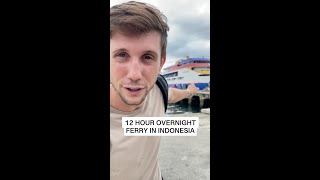 What An Overnight Ferry In Indonesia Is REALLY Like! 🇲🇨⛴