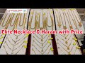 Elite Light Weight Necklace & Haram with Price Saravana Elite Tnagar Necklace and Haram