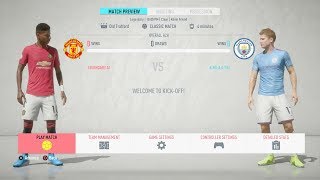 FIFA 20 - Manchester United Vs Manchester City - (PS4 GAMEPLAY)