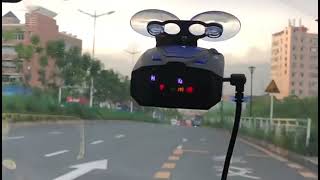 Car Radar V9 Speed Detector Automotive Voice Alert Warning For Auto Led Display English  Russian Ver