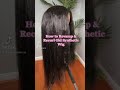 How to Revive/Restore & Recurl, a Curly Synthetic Wig | Sam's Beauty: Butta Lace Unit 3