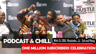 PODCAST AND CHILL 1M SUBS CELEBRATION IN SOLD OUT SUNBET ARENA | Nkululeko, Sol Phenduka, JJ, Mac G