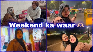 Hamara Weekend ka waar🫶🏻 | Ammi romantic ho gai🤭| Divya Kala mela India gate🤩 | Vlog | Hiba Naaz