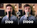 $100 Microphone VS $1000 Microphone // Audio-Technica AT2020 VS Neumann TLM 103