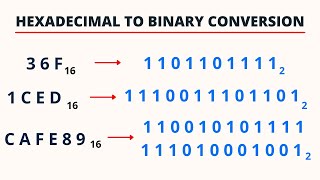 Hexadecimal to Binary Conversion | PingPoint