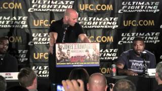 Jon Jones and Rampage Jackson Create Some Heat at UFC 135 Presser