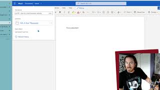 Start and Share a Word 365 Document with Another Office 365 User