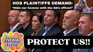 BREAKING: HOS PLTFS in Defamation Case v READ & KEARNEY Beg Judge: "Seal Our Comms w/ DA's Office!