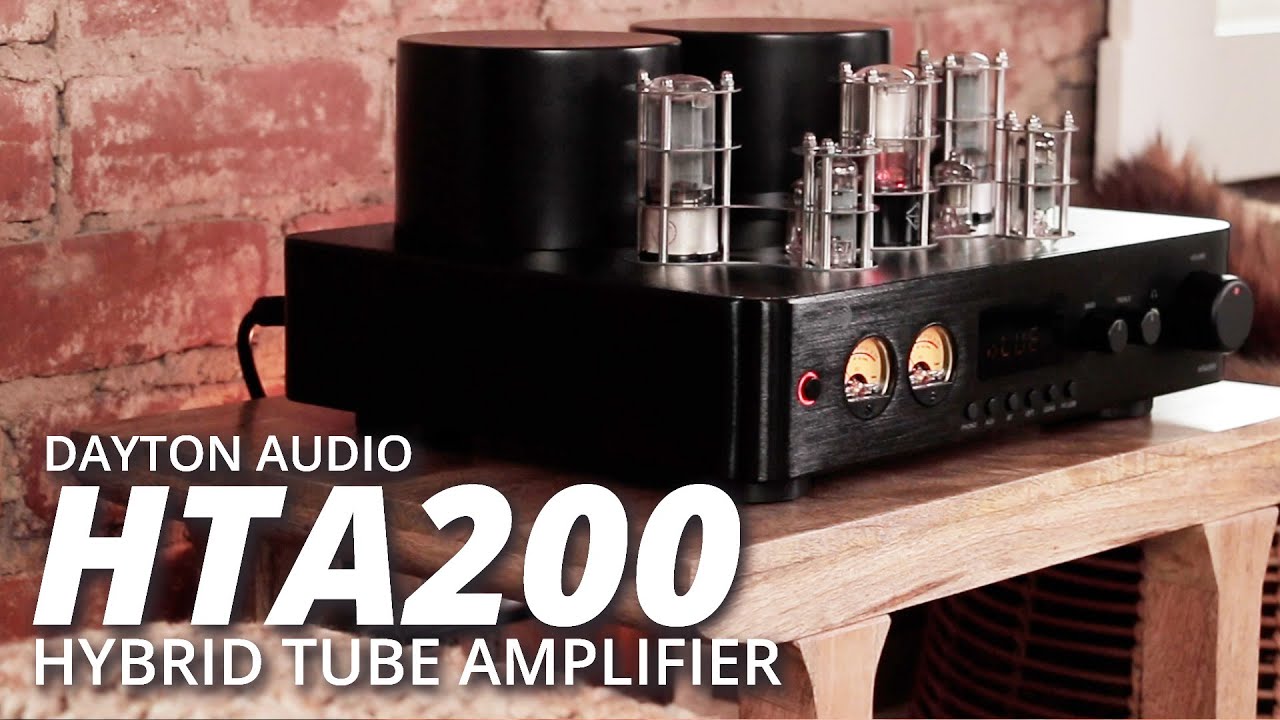 Dayton Audio HTA200 Integrated Stereo Hybrid Tube Amplifier, 44% OFF