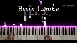 Beete Lamhe | Piano Cover | KK | Aakash Desai