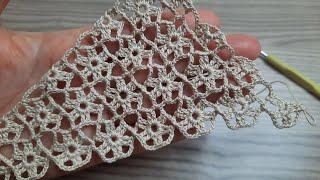 WONDERFUL😲 Very Beautiful Flower Crochet Pattern | Tunisia Knitting Tutorial for Beginners