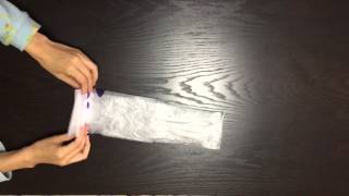 レジ袋・ビニール袋のたたみ方(長方形)｜キッチン収納【How to fold up plastic bag】