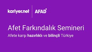 Afet Farkındalık Semineri