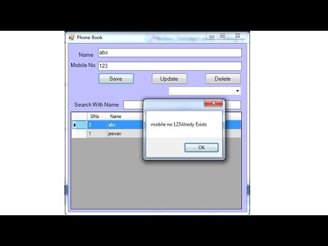 Part-11 check if record exists before insert cSharp sql Part-11 check if record exists before insert cSharp sql