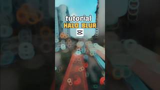 capcut halo blur video editing