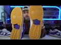 real vs fake nike sb dunk court purple orange label sneaker comparison