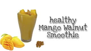 How to make mango walnut smoothie