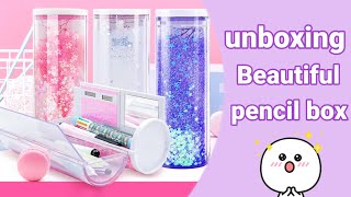 unboxing beautiful pencil box / pencil box /unboxing video/review video / #shorts
