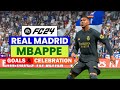 Real Madrid Kylian Mbappé Goals and Celebration | FC24 PS5 | 4K [60FPS]  #mbappe #realmadird