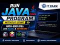Run Java Program Without using IDEs