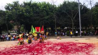 Chinese New Year lion dance 農曆新年舞獅表演