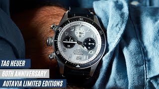 All of TAG Heuer's 2022 Autavia watches in one big video. The panda 🐼, the stealth chrono & GMT
