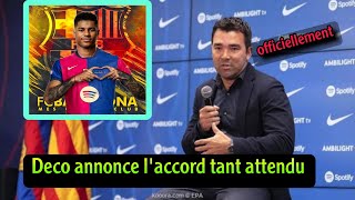 Deco annonce officiellement la signature du joueur le plus attendu de Barcelone . rashford