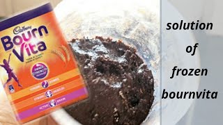 frozen bournvita solution - quick solution and tasty dish made out of our favorite bornvita