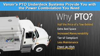 Vanair® PTO Shaft Driven Underdeck Power System Combinations