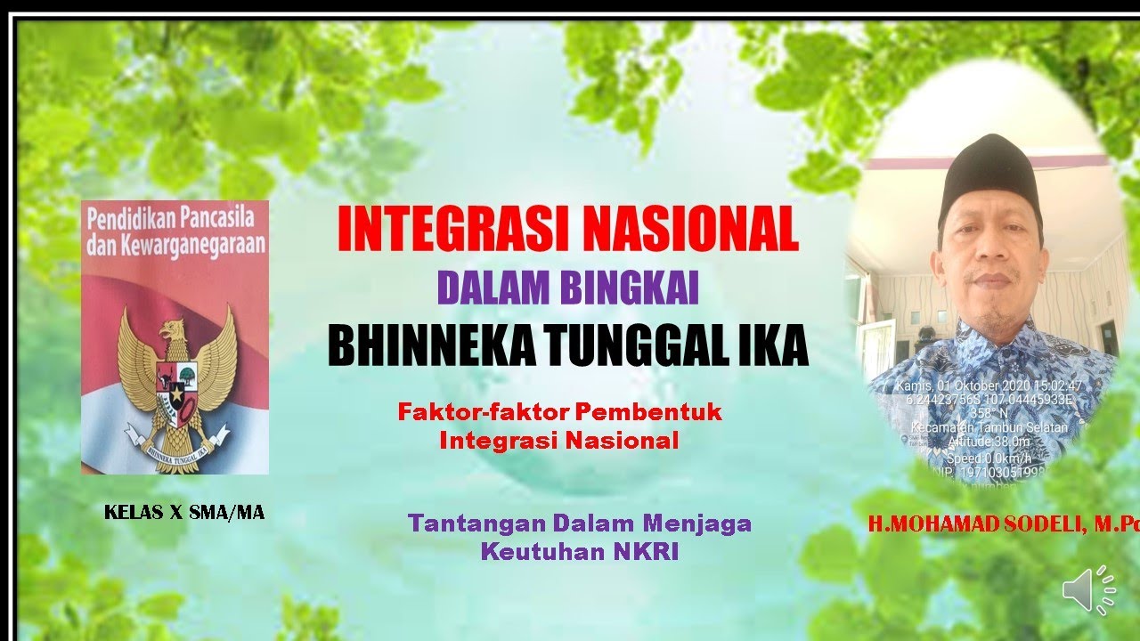 Faktor Pembentuk Integrasi Nasional - YouTube