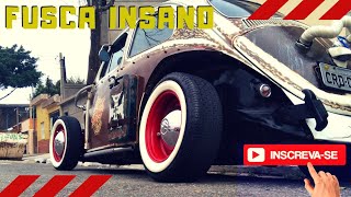 Fusca Rat Rod | Volkswagen Fusca Rat look | carro insano