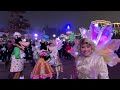 4k mickey’s dazzling christmas parade with show stop disneyland paris 2024