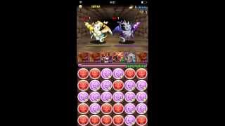 【パズドラ】金曜ダンジョン 天獄塔 超地獄級 超高速クリア スキル\u0026ドラゴンズ