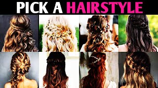 PICK A HAIRSTYLE! Aesthetic Personality Test - Pick One Magic Quiz