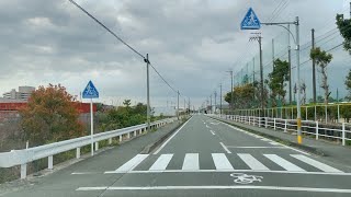 Drove Around Towards Toyohashi City Hospital at Toyohashi City Aichi Japan