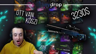 🔥KEYDROP ►AWP MEDUSA NYITÁS, ÉS 700$ LÁDAPÁRBAJ w/Gombos😁🤪😁🔥